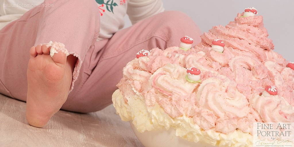 Cakesmash fotoshoot plezier met Lobke :-)